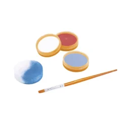 Maquillaje en crema 3 colores adventure set 3 botes 8ml con pincel y esponja