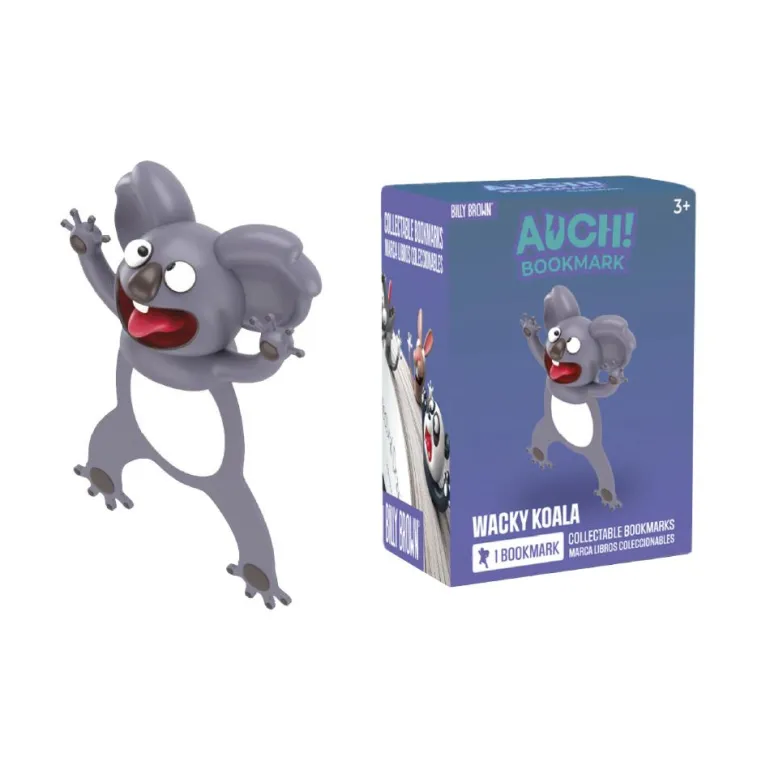 Marcapáginas 3D koala Wacky Koala. AuchBookmark