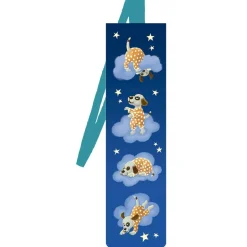 Marcapáginas perrito noche