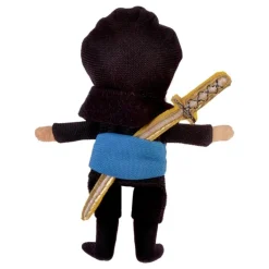 Marioneta de dedo ninja azul