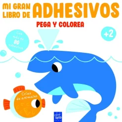 Mi gran libro de adhesivos pega y colorea. Crías de animales