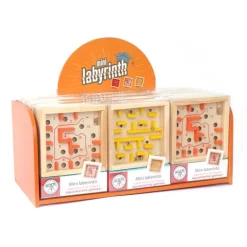 Mini laberinto madera