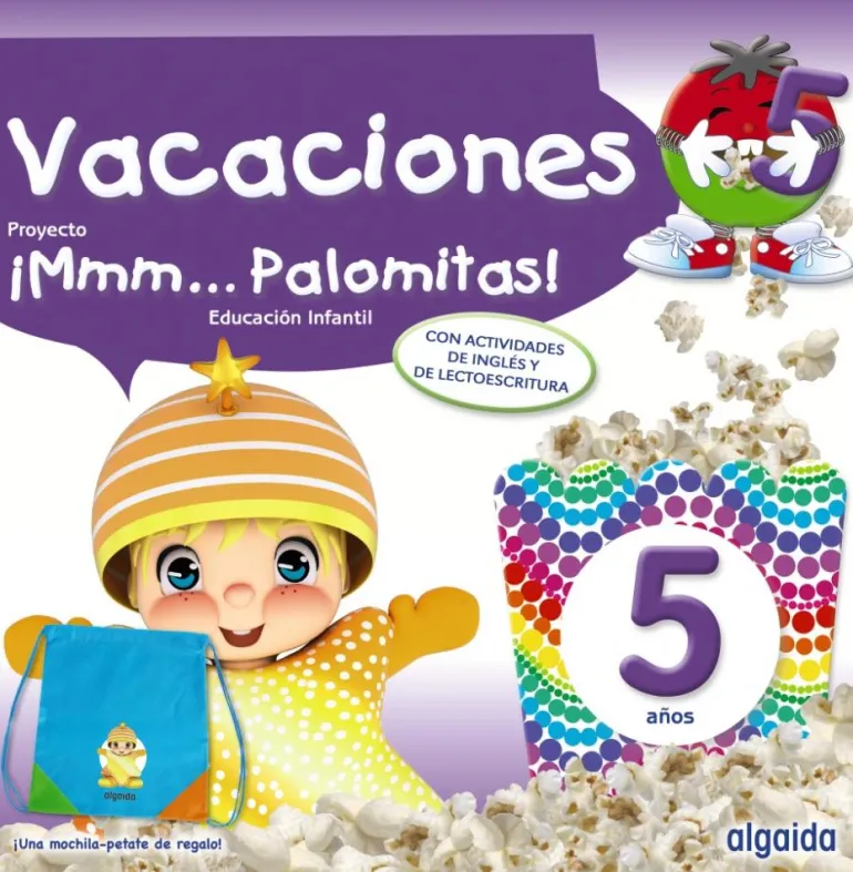 ¡Mmm... Palomitas! 5 años. Cuaderno de vacaciones