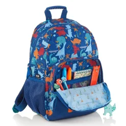 Mochila doble London amigo dinosaurio. 35x22,5x16cm