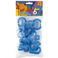 Moldes para plastilina números 11 unidades Jovi