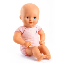 Muñeco abrigo malva 32cm