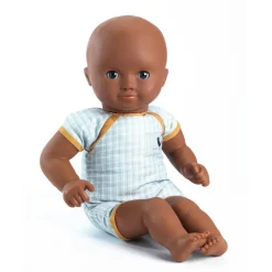 Muñeco camisa naranja pantalón azul 32cm