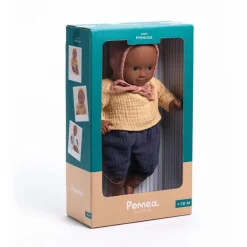 Muñeco camisa naranja pantalón azul 32cm