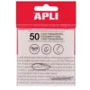 Notas adhesivas transparentes 75x75mm 50 hojas Apli