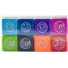 Pack de 8 sellos entintados monedas euro
