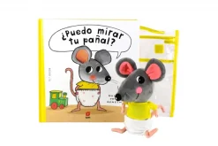 Pack ¿Puedo mirar tu pañal? con muñeco