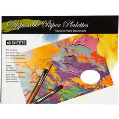 Paleta desechable de papel 31x23cm 40 hojas