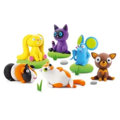 Pasta de modelar Hey Clay set 6 mascotas