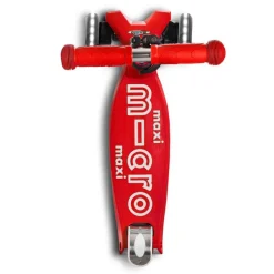 Patinete Maxi Micro Deluxe LED rojo