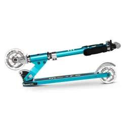 Patinete Micro Sprite Led azul océano