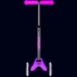 Patinete Mini Micro Deluxe Glow Led rosa