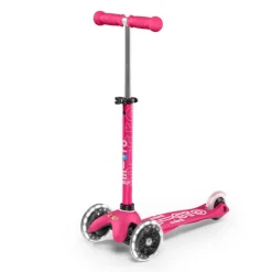 Patinete Mini Micro Deluxe LED rosa
