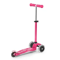 Patinete Mini Micro Deluxe LED rosa