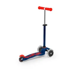 Patinete Mini Micro Deluxe Led azul y rojo