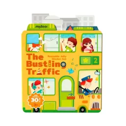 Pegatinas de gel removibles Ciudad con escenario