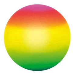 Pelota bouncing arco iris