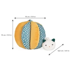 Pelota tela agarre mostaza