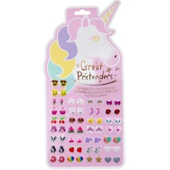 Pendientes adhesivos unicornios - 30 pares