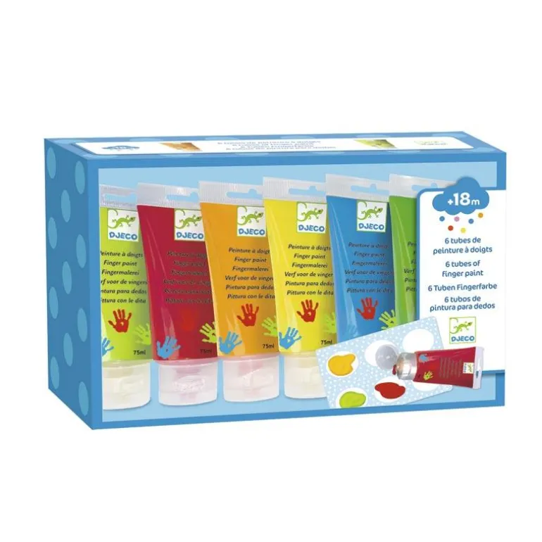 Pintura de dedos 6 colores