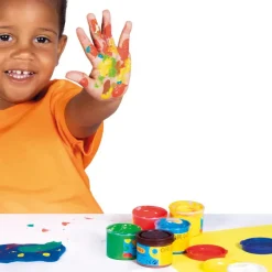 Pintura de dedos 35ml. 6 colores Jovi