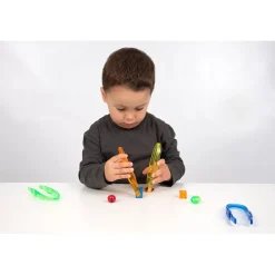 Pinzas translúcidas de colores 12 unidades