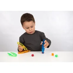 Pinzas translúcidas de colores 12 unidades