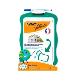 Pizarra blanca Velleda 20 x 30cm con rotulador y borrador