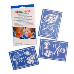 Plantillas de maquillaje Aventura 6 unidades Snazaroo