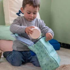 Portamerienda Milan 460 verde focas 20x15x27cm