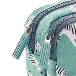 Portatodo doble rectangular Zebra reciclado