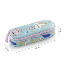 Portatodo ovalado Sirenita 20,5x4,5x6cm reciclado