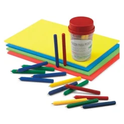 Punzón de plástico con punta de acero 25 unidades