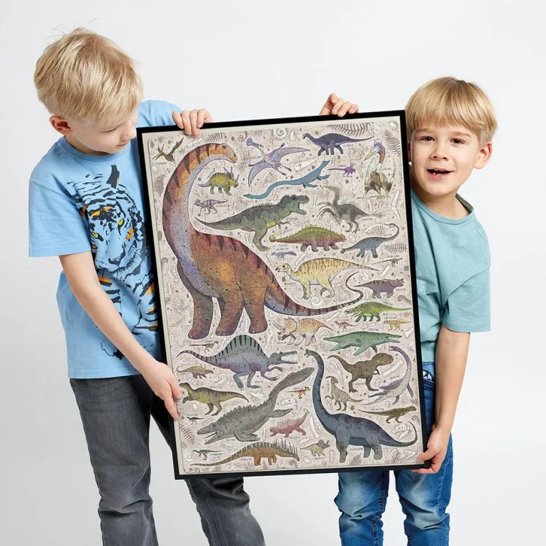 Puzzle dinosaurios 200 piezas Puzzlove