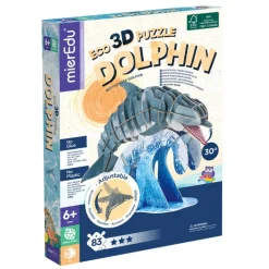 Puzzle eco 3D delfín 83 piezas