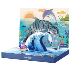 Puzzle eco 3D delfín 83 piezas