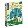 Puzzle eco 3D pavo real 108 piezas