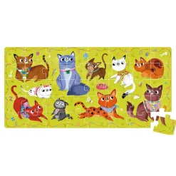 Puzzle I love cats 40 piezas