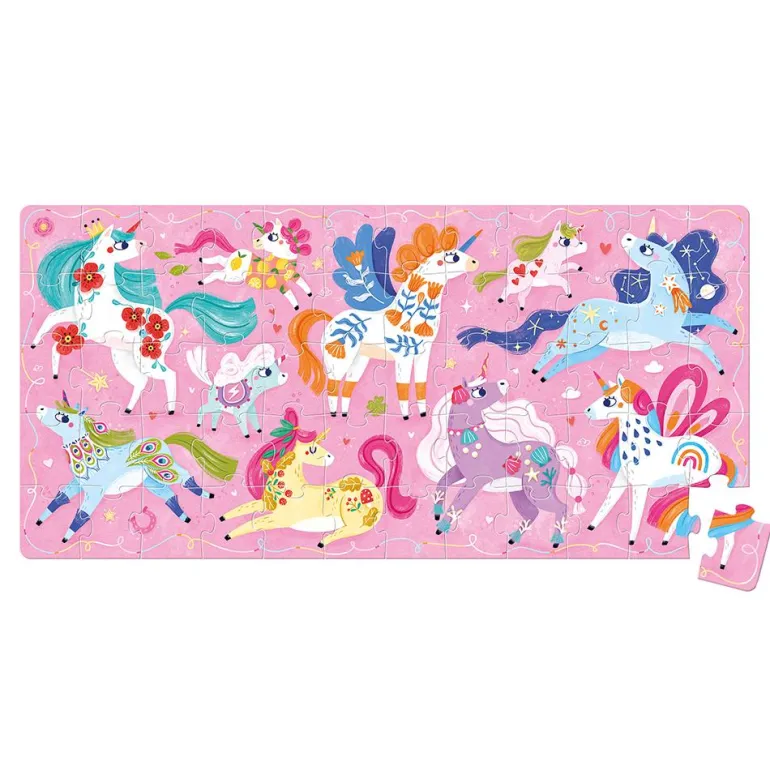 Puzzle I love unicorns 60 piezas