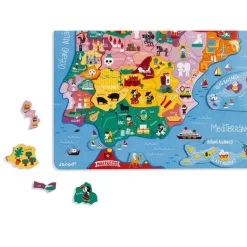 Puzzle magnético Península Ibérica 60 piezas