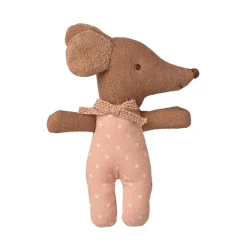 Ratoncito bebé dormido/despierto rosa 8cm. Maileg