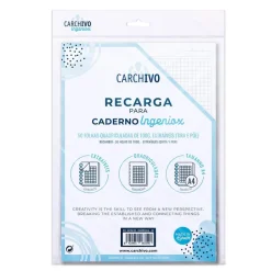 Recambio bloc Ingeniox A4 cuadrícula 5x5 50hj 100gr