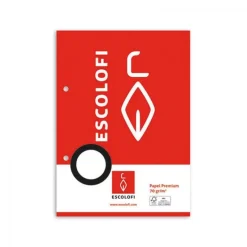 Recambio cuarto 2 taladros 100 hojas con margen