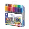 Rotulador doble punta 72 colores Staedtler