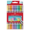 Rotulador doble punta 10 colores pastel