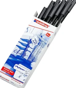 Rotulador Edding 1300 caja 10 negro. Caja de 10 uds